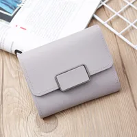 Korean Solid Color Mini Coin Purse sku image 2