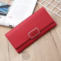 Korean Multi-card Metal Buckle Clutch Wholesale sku image 5