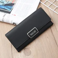 Korean Multi-card Metal Buckle Clutch Wholesale sku image 7