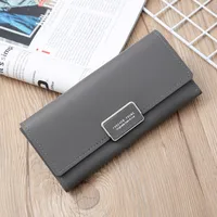 Korean Multi-card Metal Buckle Clutch Wholesale sku image 8