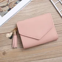 Women'S Solid Color Pu Leather Light Grey Light Green Dark Grey Magnetic Buckle Wallets sku image 8