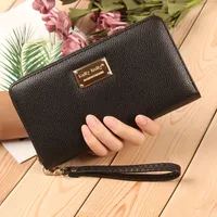 Korean Lychee Pattern Zipper Wallet sku image 2