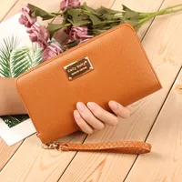 Korean Lychee Pattern Zipper Wallet sku image 4