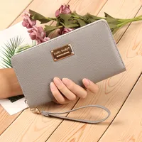 Korean Lychee Pattern Zipper Wallet sku image 6