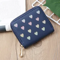 Korean Hollow Glitter Heart Coin Purse sku image 5