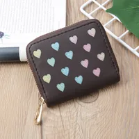 Korean Hollow Glitter Heart Coin Purse sku image 10