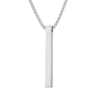 Simple Style Geometric Stainless Steel Titanium Steel Plating Men's Pendant Necklace sku image 2