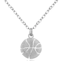 Fashion Round Alloy Plating Unisex Pendant Necklace sku image 1