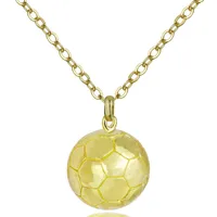 Fashion Round Alloy Plating Unisex Pendant Necklace sku image 6