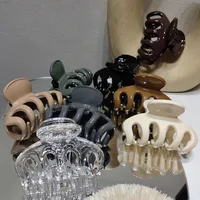 Fashion Solid Color Resin Hairclip Wholesale main image 1