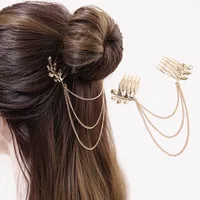 New Simple Plate Leaf Hair Clip main image 1
