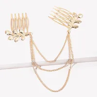 New Simple Plate Leaf Hair Clip main image 2