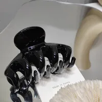 Fashion Solid Color Resin Hairclip Wholesale sku image 1