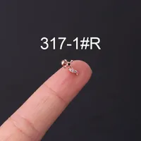 Ear Cartilage Rings & Studs Geometric Copper Plating Artificial Gemstones sku image 5