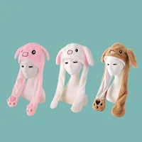 Korean Long-eared Rabbit Knitted Hat main image 1