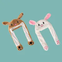 Korean Long-eared Rabbit Knitted Hat main image 4