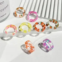 Simple Fruit Resin Ring main image 2