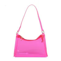 Korean Fashion Simple Transparent Jelly Bag main image 5