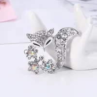 Simple Fox Alloy Rhinestone Brooch Cwholesale main image 3