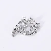 Simple Fox Alloy Rhinestone Brooch Cwholesale main image 4