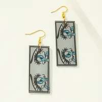 Streetwear Geometric Plating Alloy No Inlaid Earrings main image 4