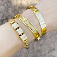 Fashion Diamond-studded Dice 26 Letter Bracelet Wholesale main image 1