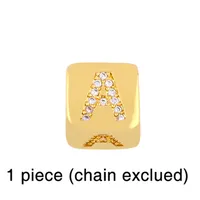 Fashion Diamond-studded Dice 26 Letter Bracelet Wholesale main image 4