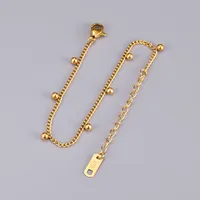 Fruit 304 Stainless Steel Titanium Steel 18K Gold Plated No Inlaid Bracelets In Bulk main image 4