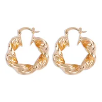 Simple Fashion Irregular Geometric Creative Twist Retro Earrings main image 5