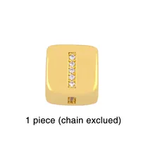 Fashion Diamond-studded Dice 26 Letter Bracelet Wholesale sku image 10