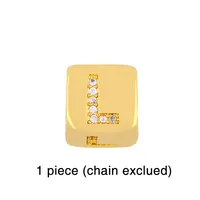 Fashion Diamond-studded Dice 26 Letter Bracelet Wholesale sku image 13