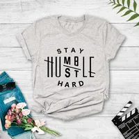 Simple Style Popular Letter Printing Casual T-shirt main image 4