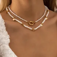 Simple Style Geometric Alloy Wholesale Necklace sku image 1