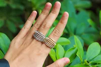 Fashion Micro Inlaid With Diamond Pearl Double-layer Ring Wholesale main image 2