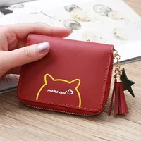 Korean Short Cute Printing Wallet Wholesale sku image 1