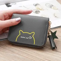 Korean Short Cute Printing Wallet Wholesale sku image 7