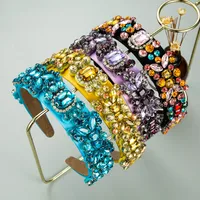 New Baroque Retro Rhinestones Hairband main image 1