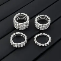 Wholesale Multi-drain Diamond Elastic Ring main image 2