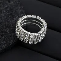 Wholesale Multi-drain Diamond Elastic Ring main image 4