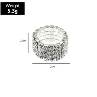 Wholesale Multi-drain Diamond Elastic Ring main image 5