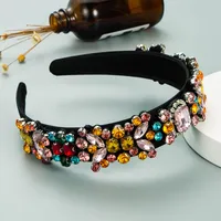 New Baroque Retro Rhinestones Hairband sku image 5