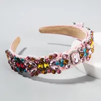 New Baroque Retro Rhinestones Hairband sku image 6
