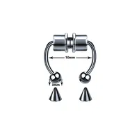 Fashion Stainless Steel Magnet Non-perforated Nose Ring main image 5