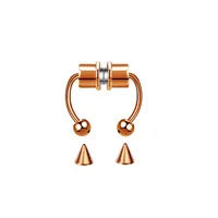 Fashion Stainless Steel Magnet Non-perforated Nose Ring sku image 4