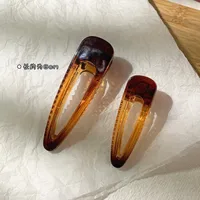 Korean Fashion Transparent Hair Clip Set sku image 9