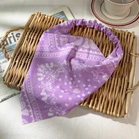 Simple Wide Elastic Triangle Scarf Headband sku image 4