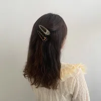 Korean Fashion Transparent Hair Clip Set main image 2