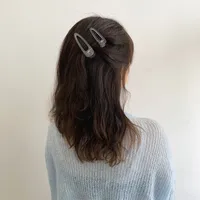 Korean Fashion Transparent Hair Clip Set main image 3