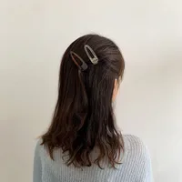 Korean Fashion Transparent Hair Clip Set main image 4
