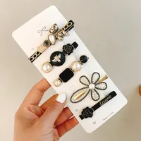 Fashion Retro Bear Flower Hairpin Set sku image 1